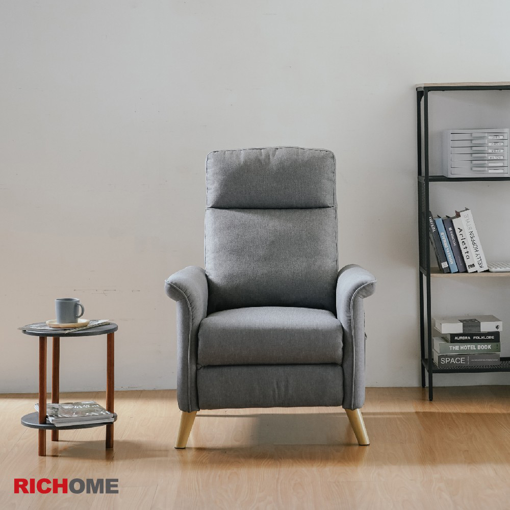 RICHOME 日式單人沙發躺椅(單人沙發 小沙發 美容沙發