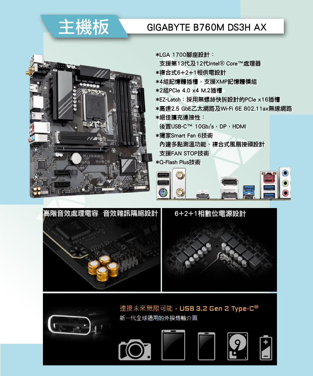 高速2.5 GbE乙太網路及WiFi 6E 802.11ax無線網路
