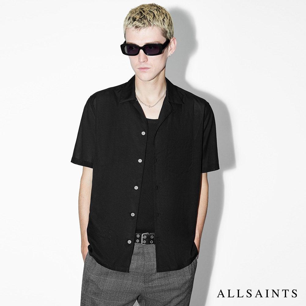 ALLSAINTS FORGE 人造絲夏威夷花襯衫 M065