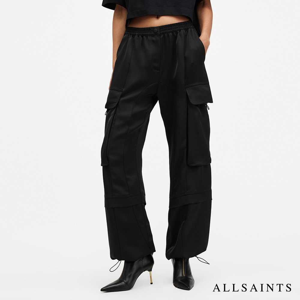 ALLSAINTS BARBARA 高腰軍裝工裝休閒長褲 W