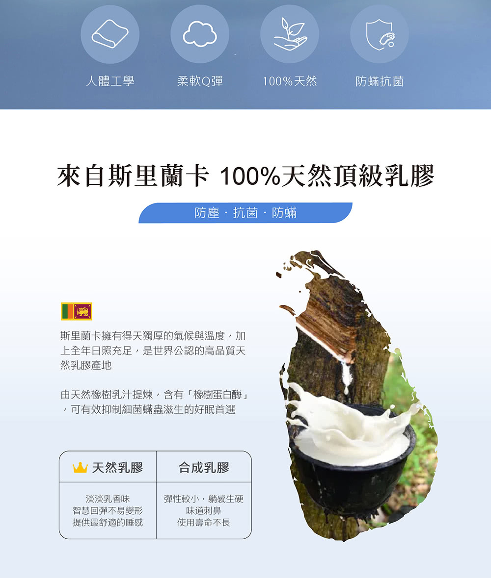 Tonia Nicole 東妮寢飾 防螨抗菌乳膠工學枕(2入 Tonia Nicole 東妮寢飾 防螨抗菌乳膠工學枕(2入