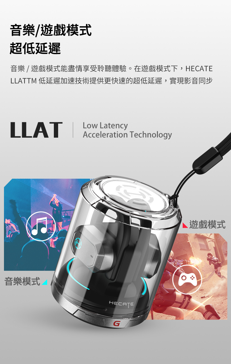 LLATTM 低延遲加速技術提供更快速的超低延遲,實現影音同步