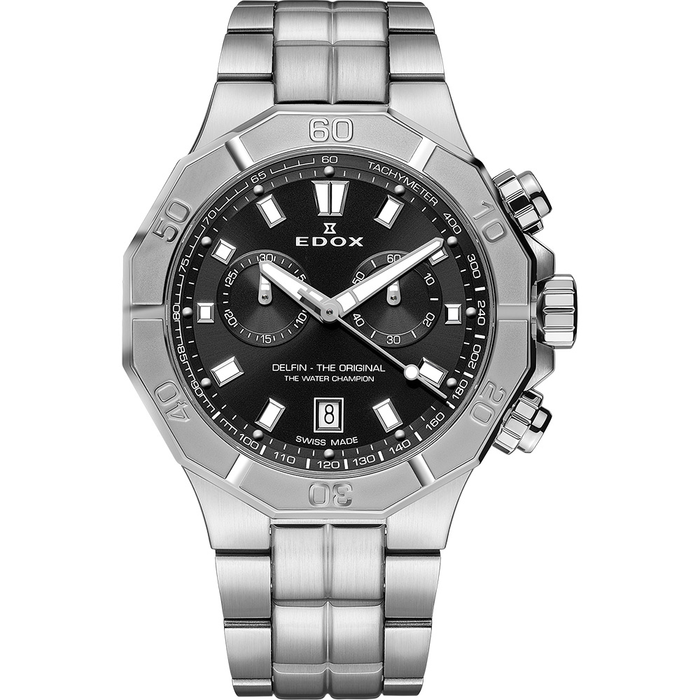 EDOX 伊度 Delfin 海豚200米潛水計時手錶-43