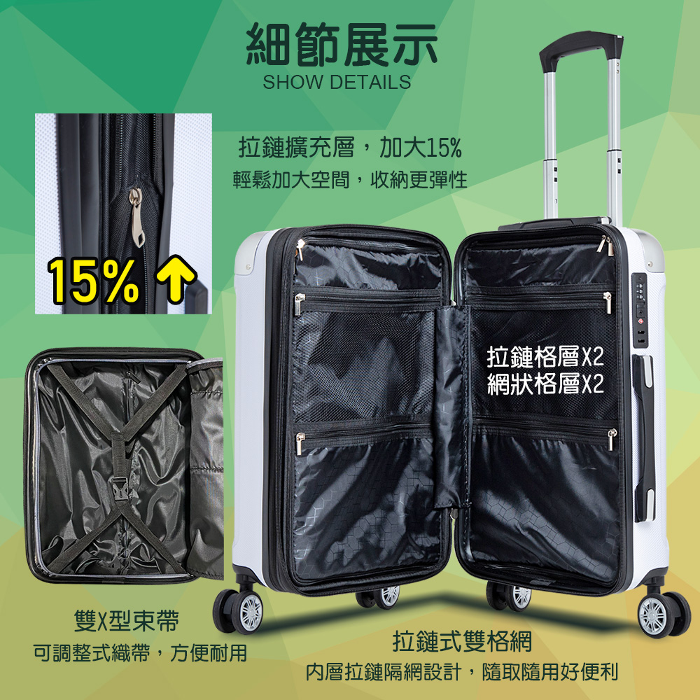 內層拉鏈隔網設計,隨取隨用好便利