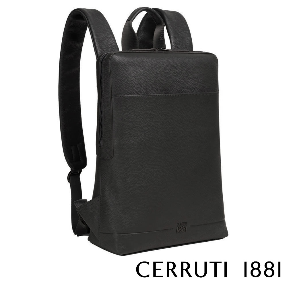 Cerruti 1881 限量2折 義大利頂級小牛皮後背包 