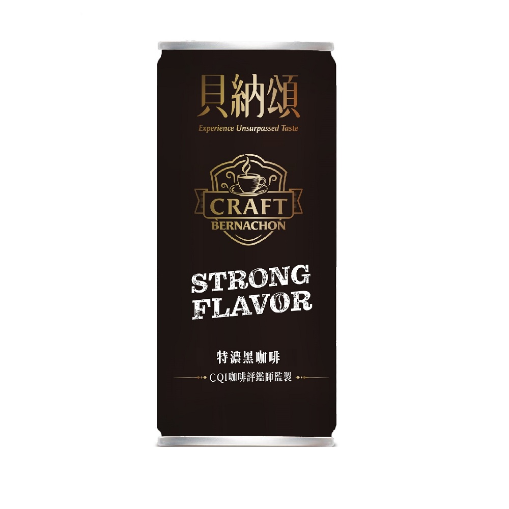 貝納頌 特濃黑咖啡 CQI咖啡評鑑師監製。 