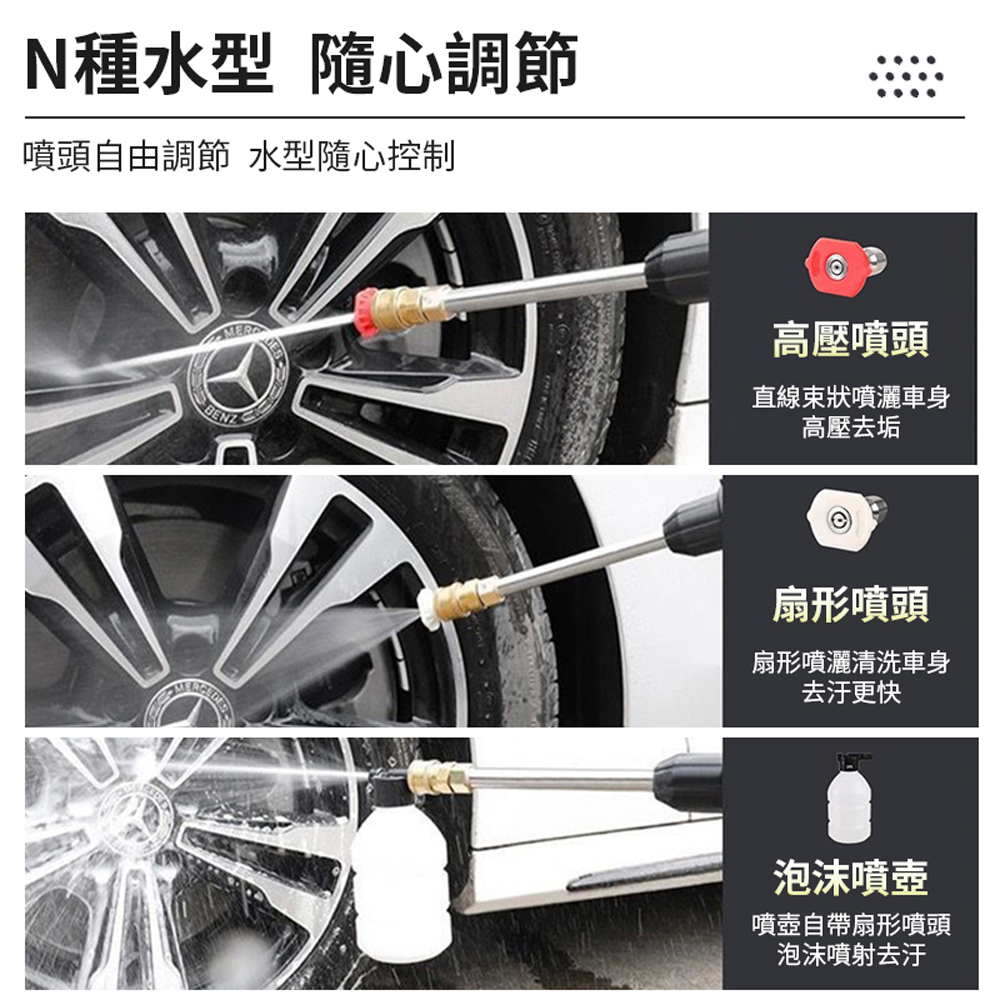 Ogula 小倉 清洗機 高壓洗車機 無線洗車機（全套配件）