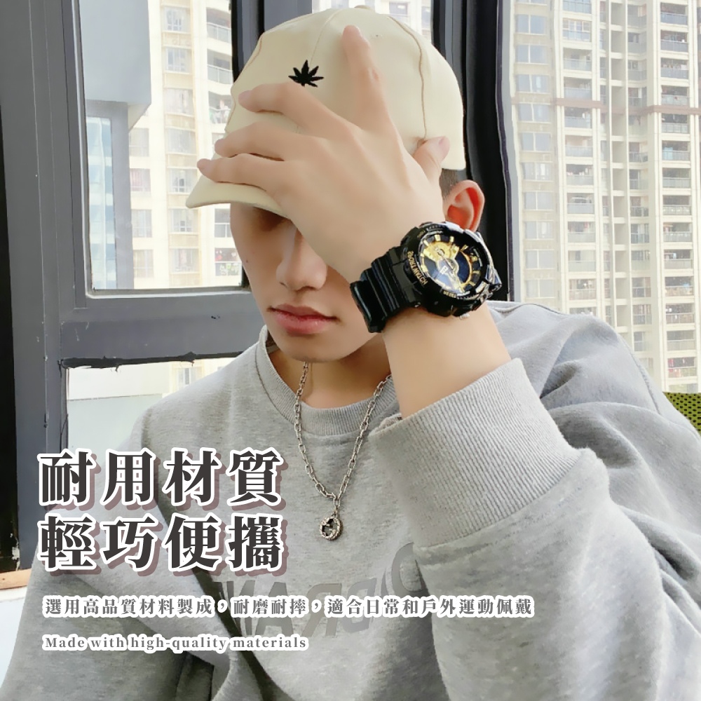 耐用材質 輕巧便攜 選用高品質材料製成,耐磨耐摔,適合日常和戶外運動佩戴 