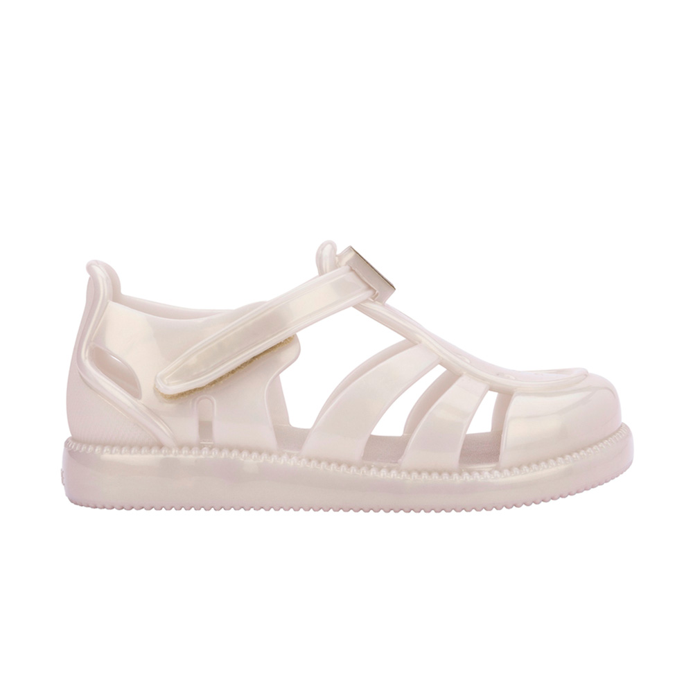 Melissa 羅馬簍空M飾涼鞋-幼童(米色) 推薦 Melissa 羅馬簍空M飾涼鞋-幼童(米色) 推薦