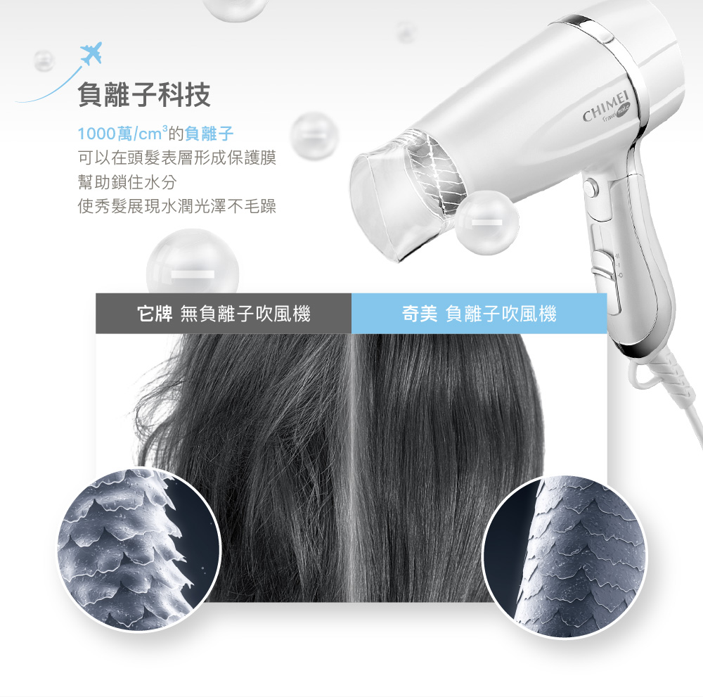 可以在頭髮表層形成保護膜