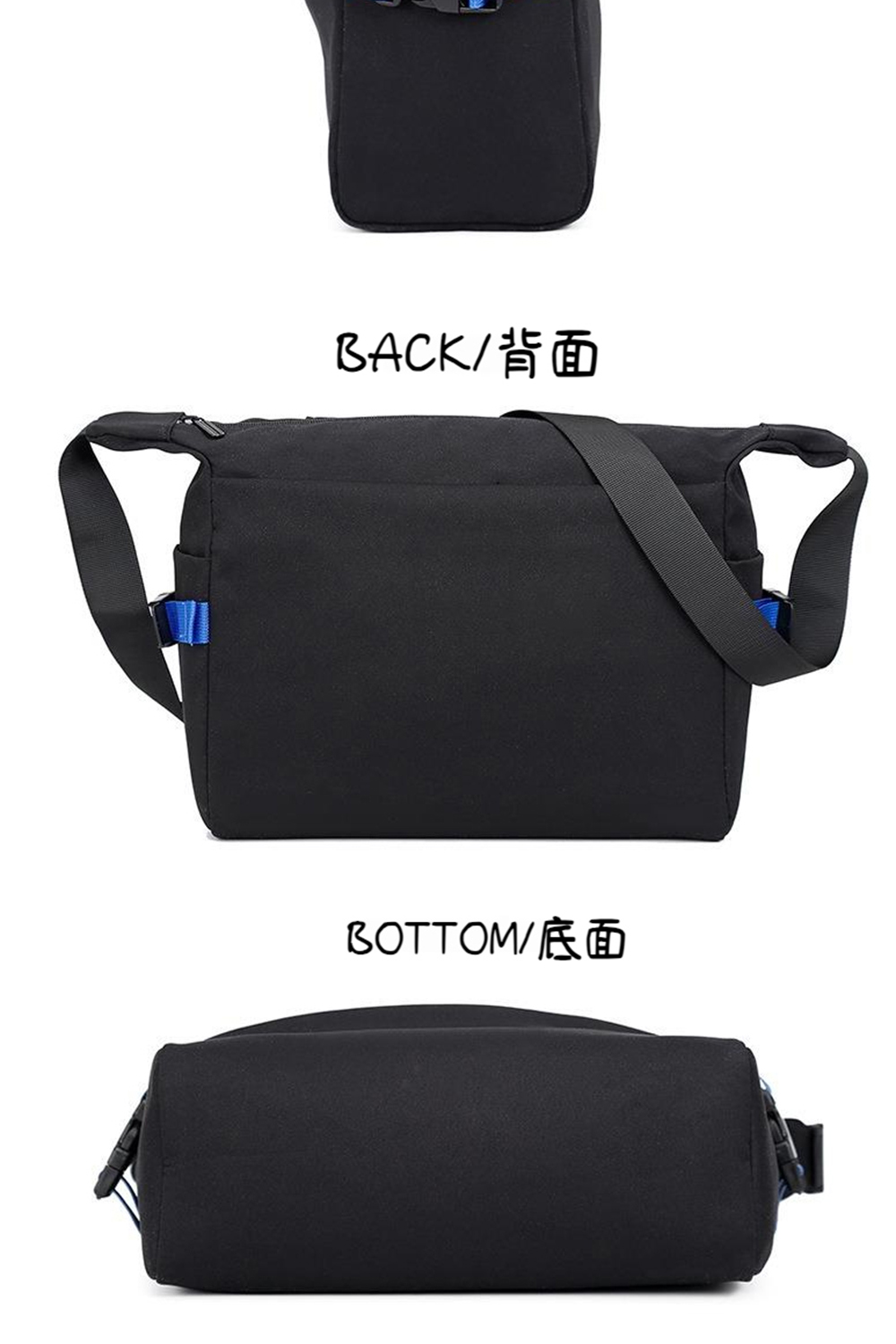 BACK背面 BOTTOM底面 