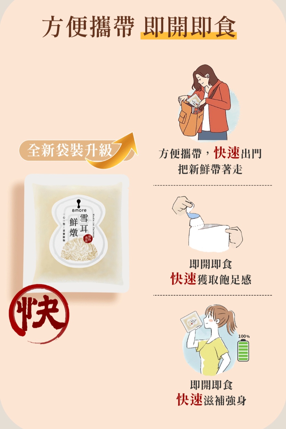 方便攜帶 即開即食