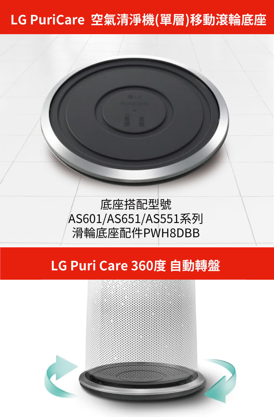 LG 樂金 寵物版加強淨化循環扇空氣清淨機(PuriCare