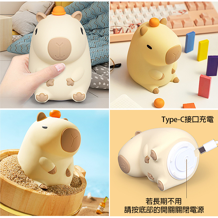 TypeC接口充電 若長期不用 請按底部的開關關閉電源 