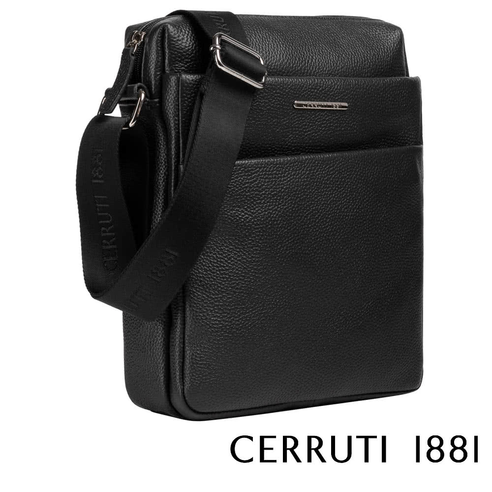 Cerruti 1881 義大利頂級小牛皮斜背包側背包 CE