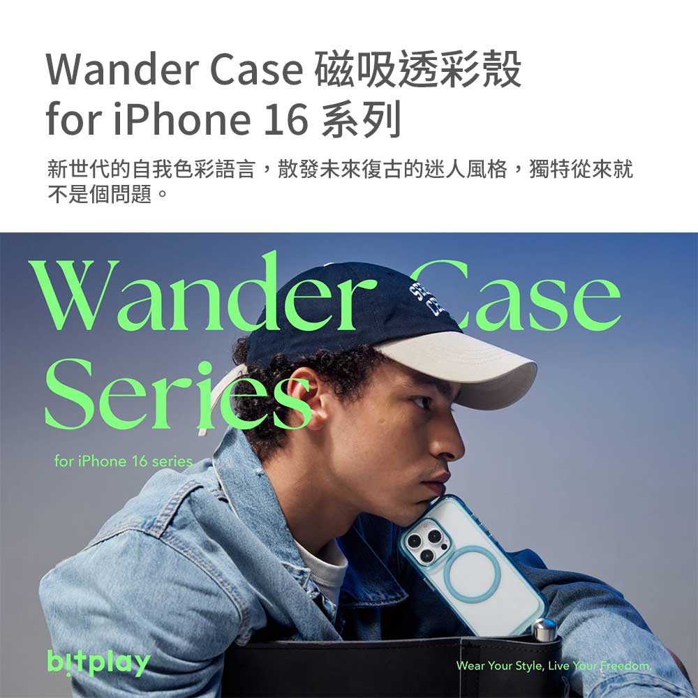 bitplay Wander Case 磁吸透彩殼 for 