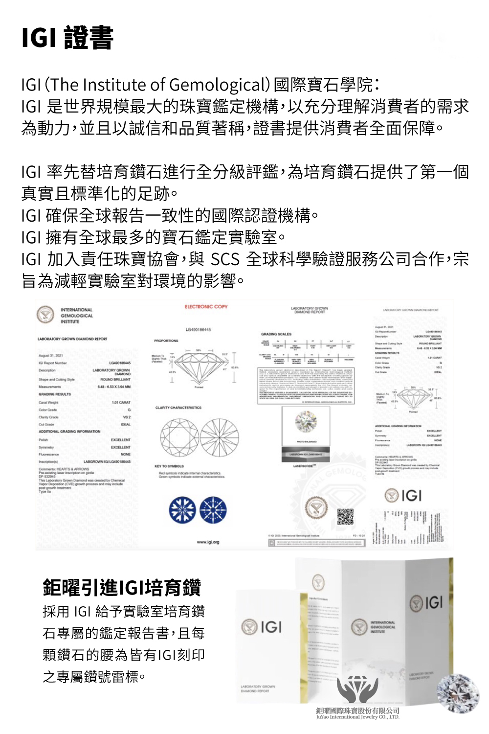 IGIThe Institute of Gemological國際寶石學院