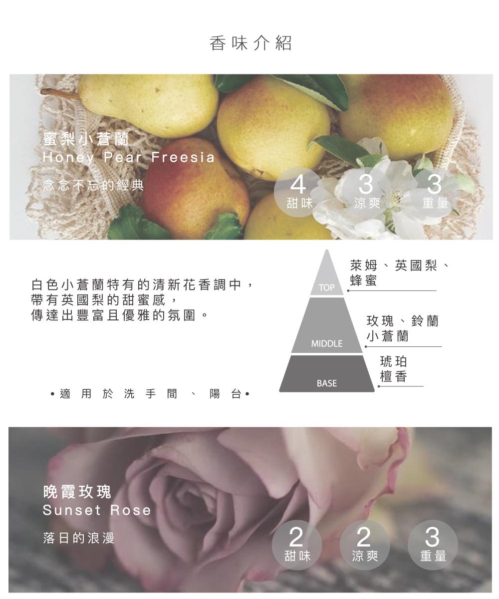 白色小蒼蘭特有的清新花香調中,
