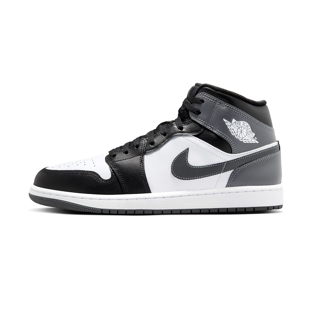 NIKE 耐吉 Air Jordan 1 Mid 男鞋 黑白
