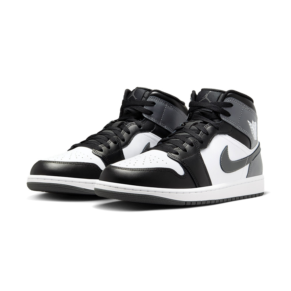 NIKE 耐吉 Air Jordan 1 Mid 男鞋 黑白
