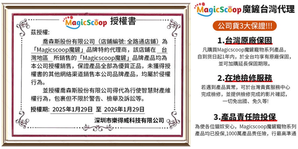 授權期2025年1月29日 至 2026年1月29日