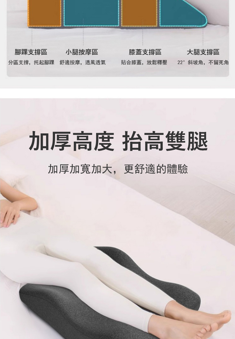 分區支撐,托起腳踝 舒適按摩,透風透氣