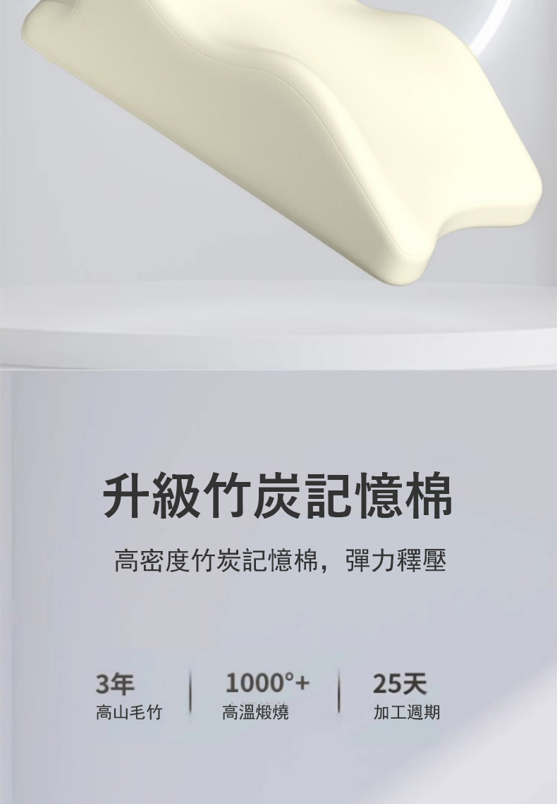 高密度竹炭記憶棉,彈力釋壓