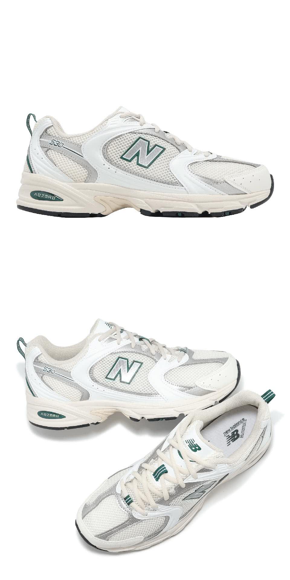 NEW BALANCE 休閒鞋 530 男鞋 女鞋 米白 綠