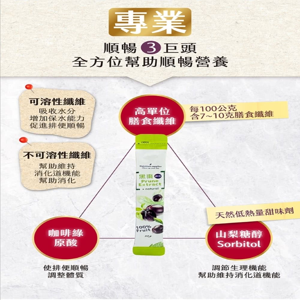 全方位幫助順暢營養