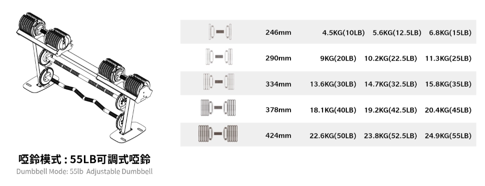 BYZOOM FITNESS Pure Series 可調式