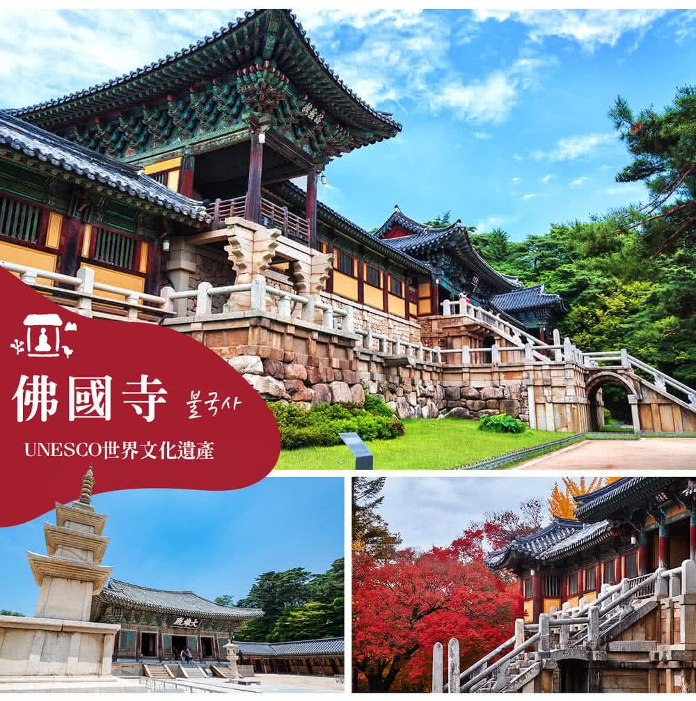 喜鴻假期 【不進人蔘保肝．釜山鎮海賞櫻５日】慶州古都賞櫻、天