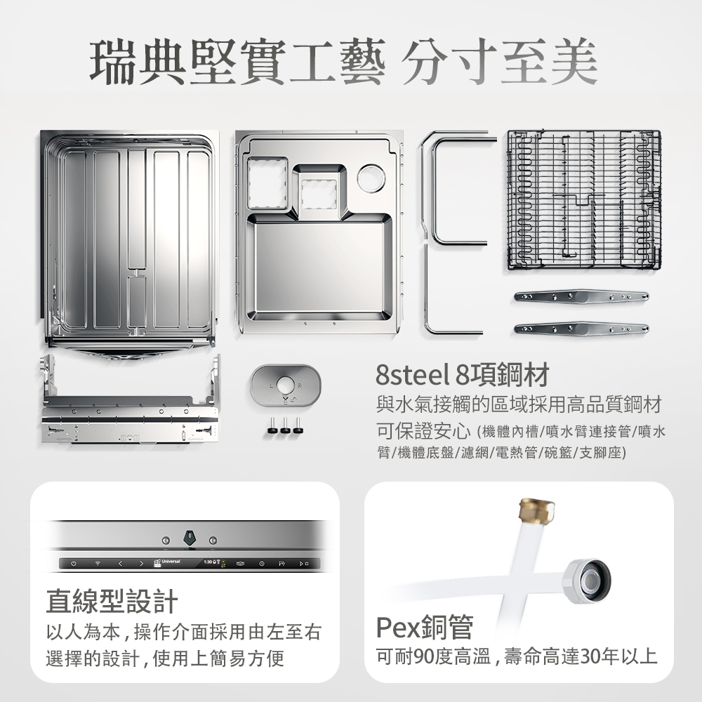 可保證安心機體內槽噴水臂連接管噴水