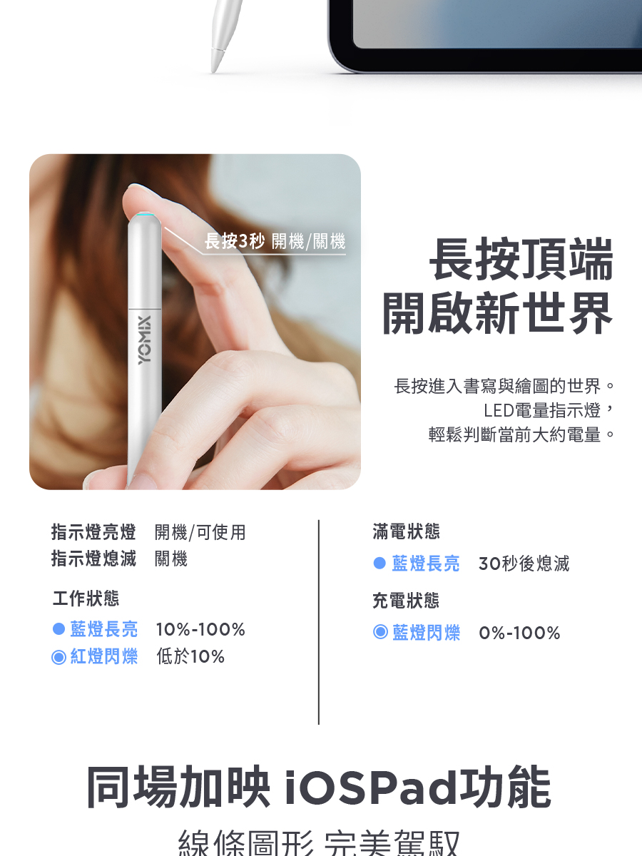 長按進入書寫與繪圖的世界。