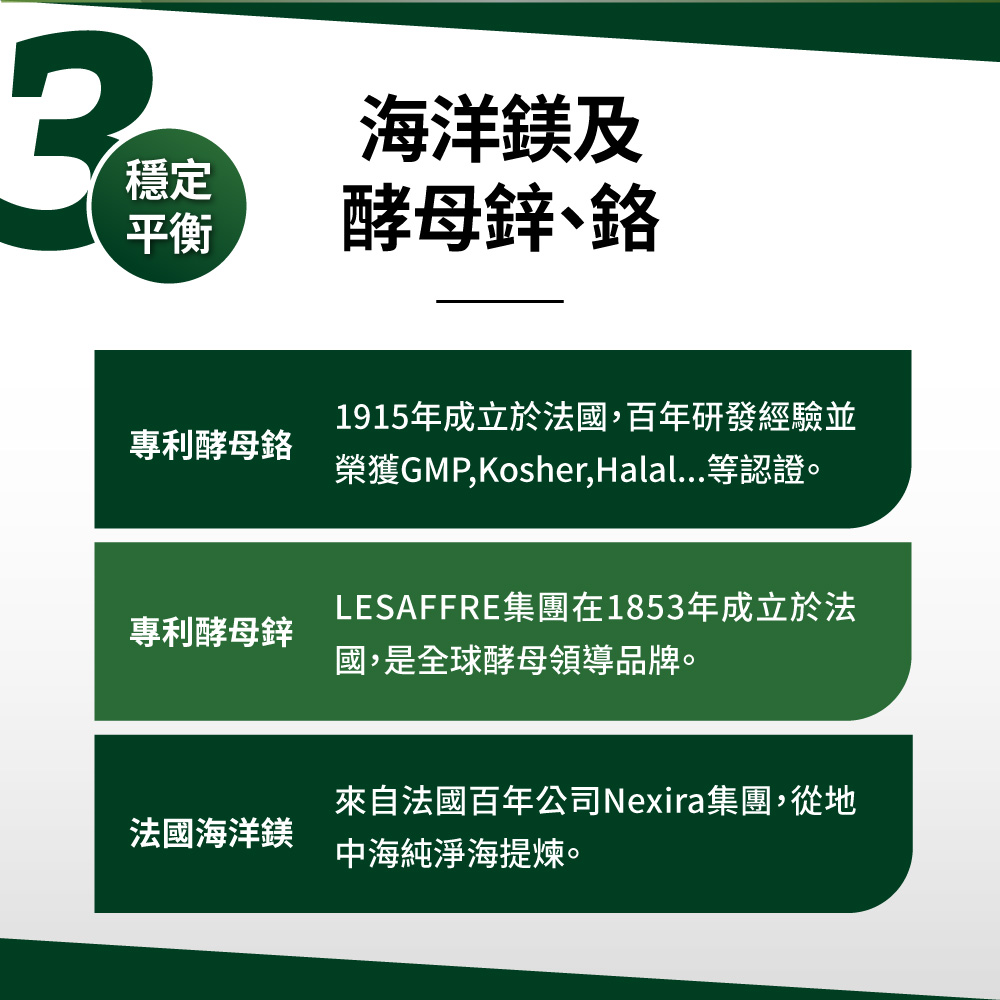 榮獲GMP,Kosher,Halal...等認證。