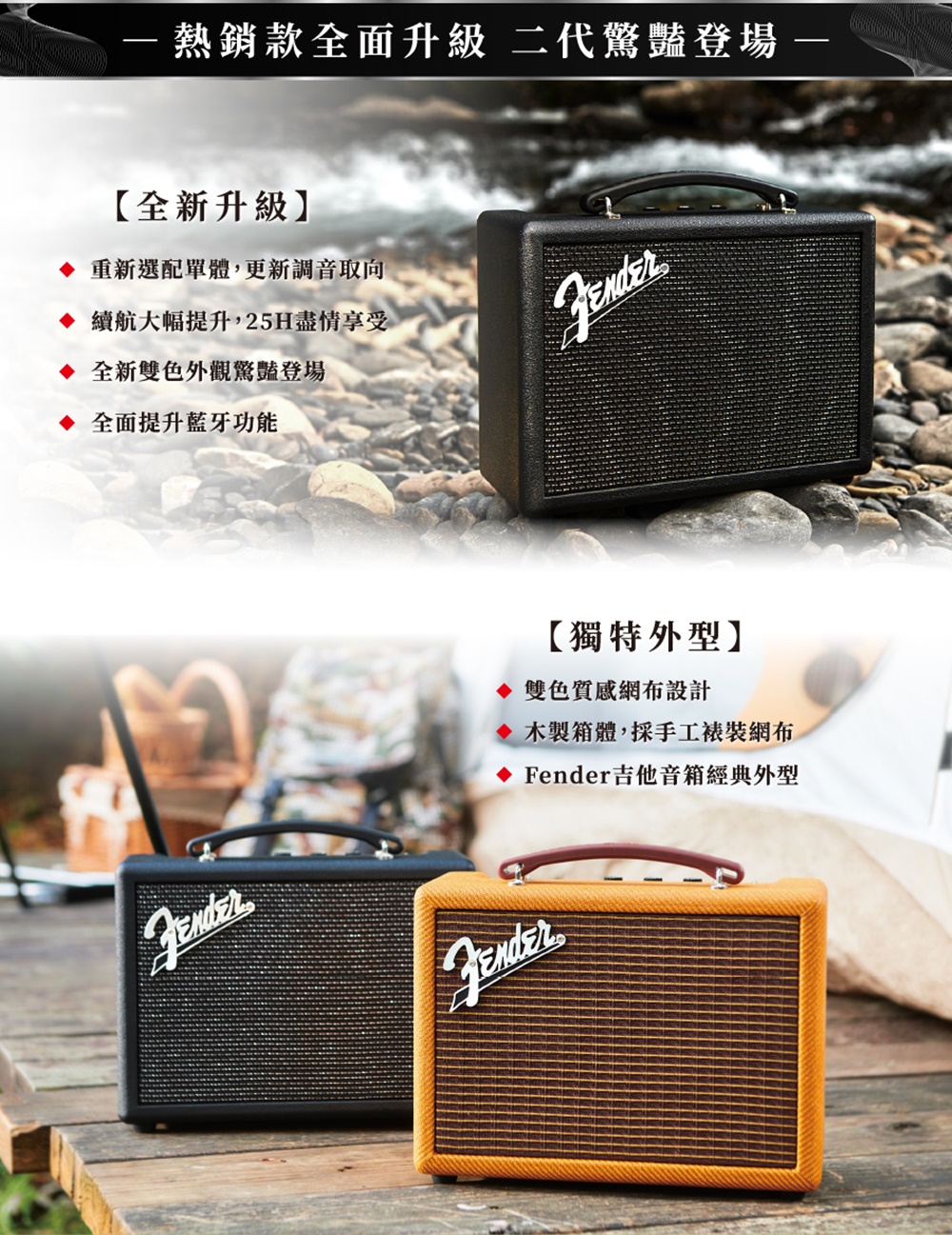 Fender吉他音箱經典外型