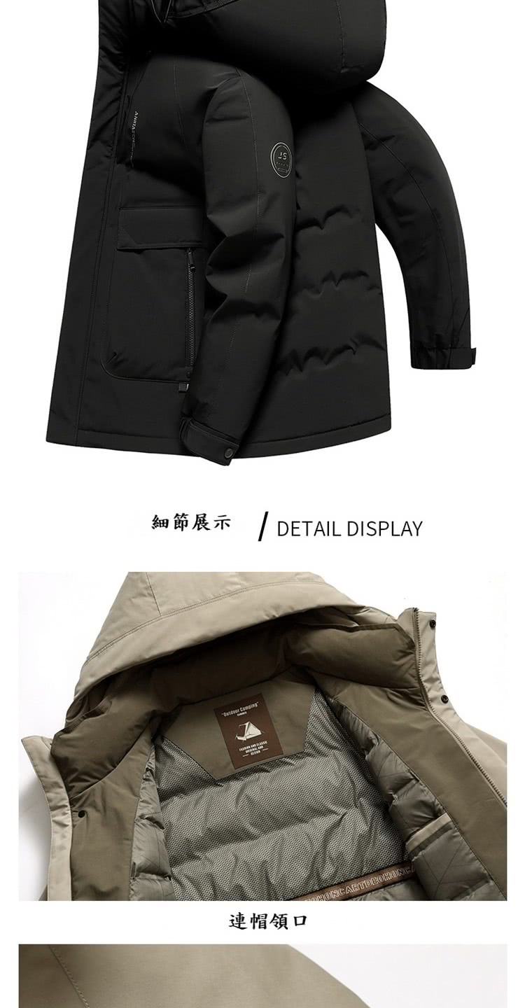 細節展示  DETAIL DISPLAY 連帽領口 