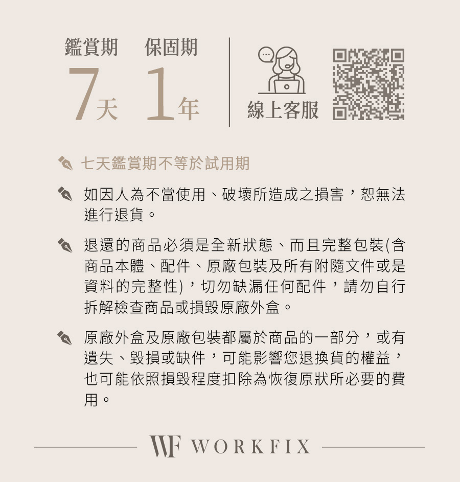 如因人為不當使用、破壞所造成之損害,恕無法