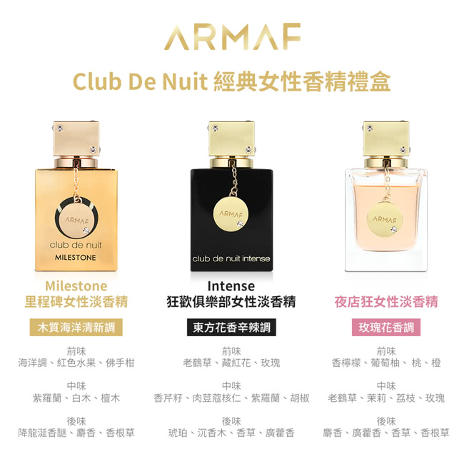 ARMAF Club De Nuit 經典女性香精禮盒-30