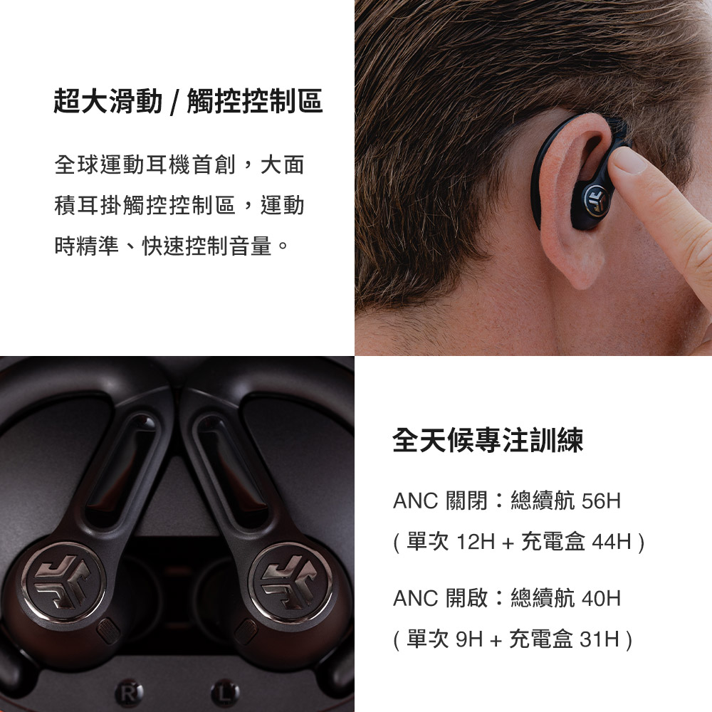 ANC 關閉總續航 56HT