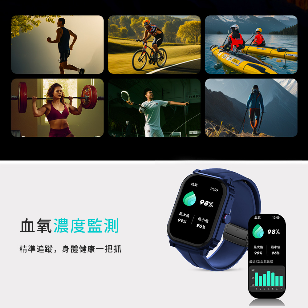 精準追蹤,身體健康一把抓