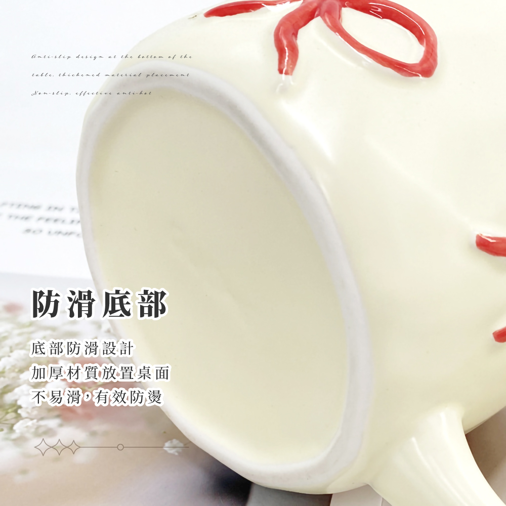防滑底部 底部防滑設計 加厚材質放置桌面 不易滑,有效防燙 