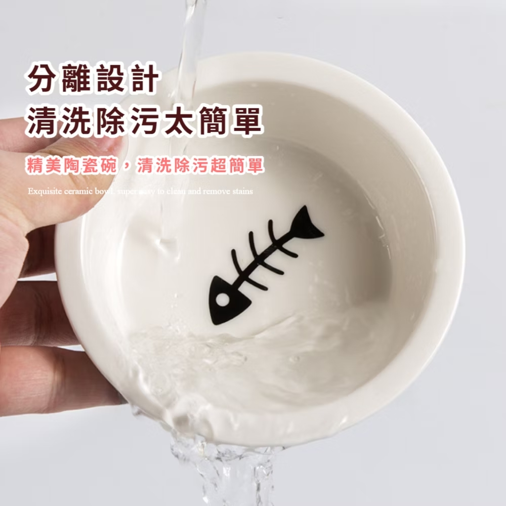 分離設計 清洗除污太簡單 精美陶瓷碗,清洗除污超簡單 