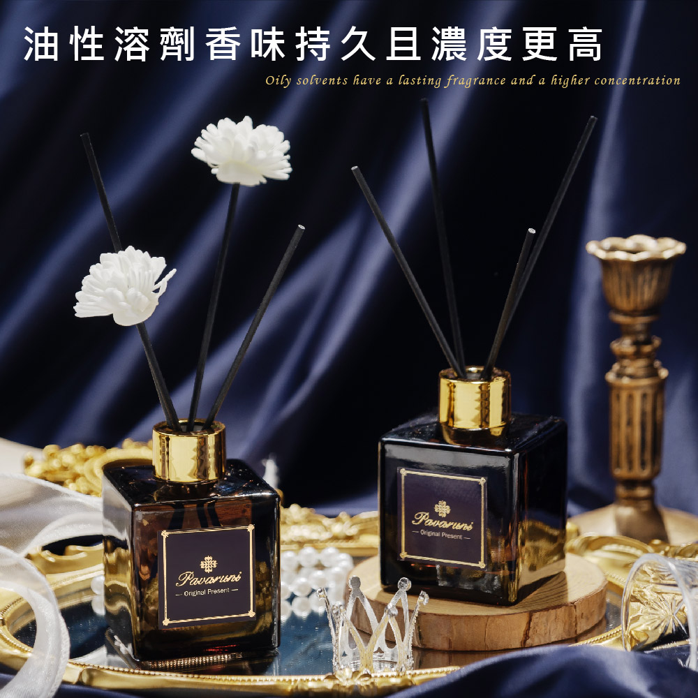 油性溶劑香味持久且濃度更高 