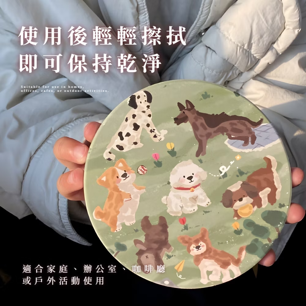 使用後輕輕擦拭 即可保持乾淨 適合家庭、辦公室、咖啡廳 或戶外活動使用 