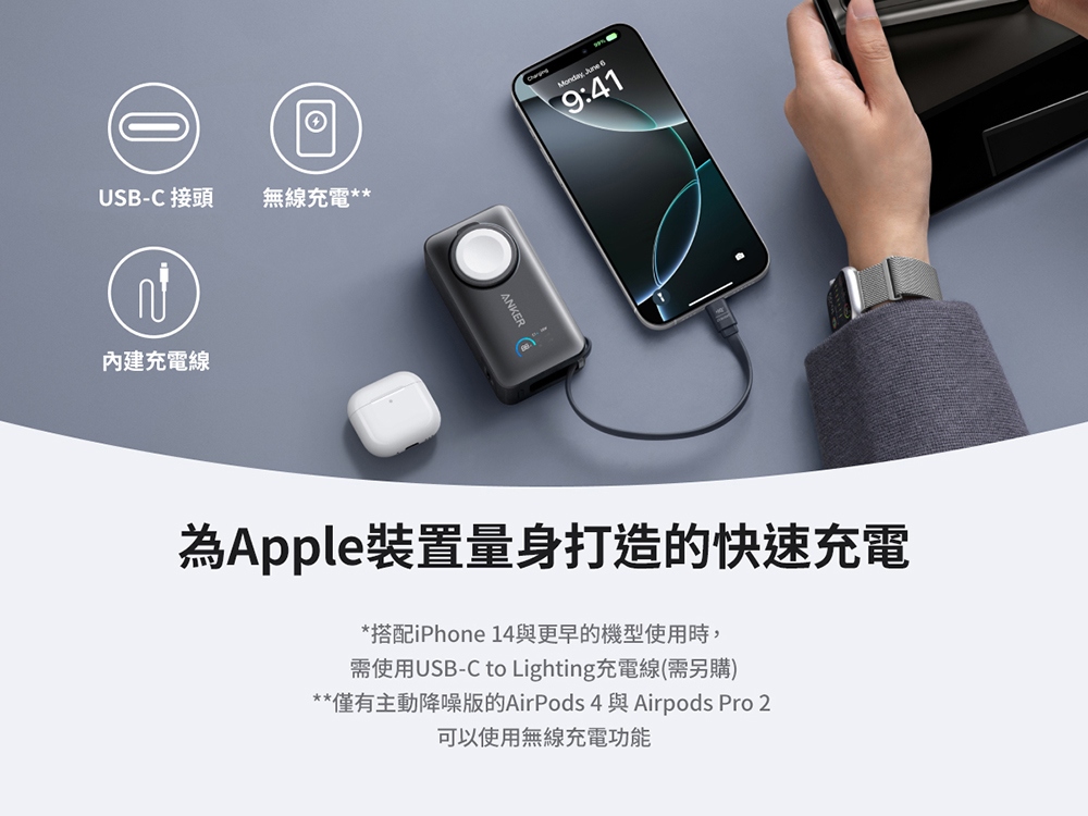 僅有主動降噪版的AirPods4與Airpods Pro 2