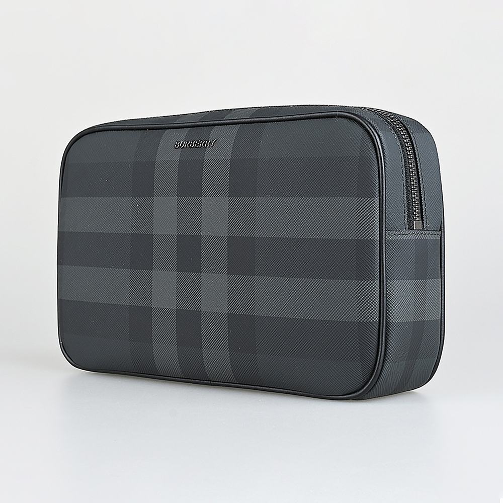 BURBERRY 巴寶莉 BURBERRY簍空立體鎢鋼LOG