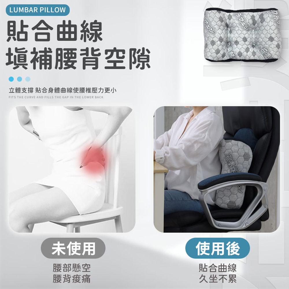 同闆購物 石墨烯護腰靠枕(多功能靠枕/護腰靠墊/腰枕/頸枕/