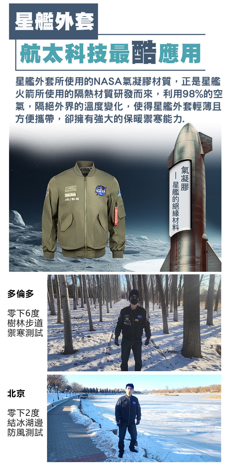 Wear Lab 機能實驗室 MA1-星艦外套素面版(航太軍 Wear Lab 機能實驗室 MA1-星艦外套素面版(航太軍
