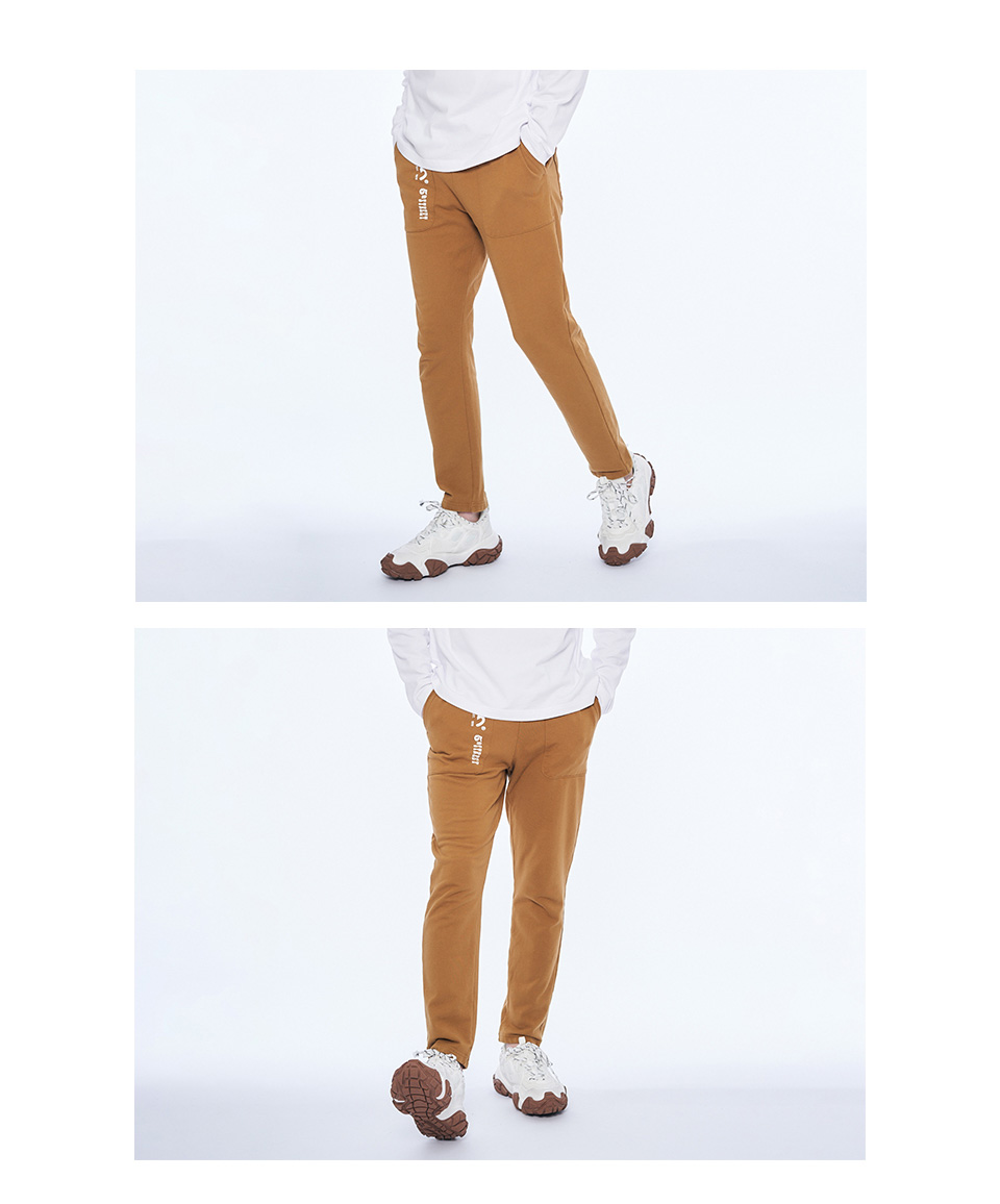 5th STREET 男裝運動棉褲-橙色 推薦