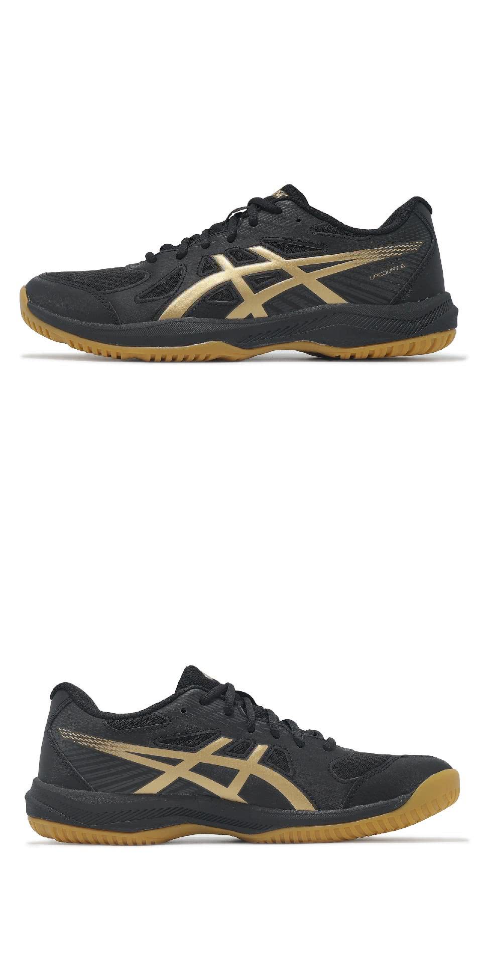 asics 亞瑟士 排球鞋 Upcourt 6 男鞋 黑金 asics 亞瑟士 排球鞋 Upcourt 6 男鞋 黑金